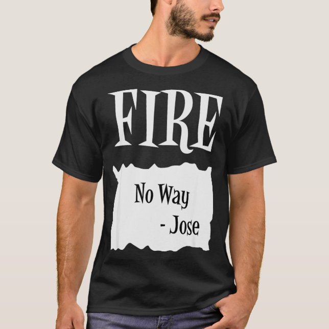 Fire - Hot Packet Halloween Taco Costume  T Shirt (Framsida)