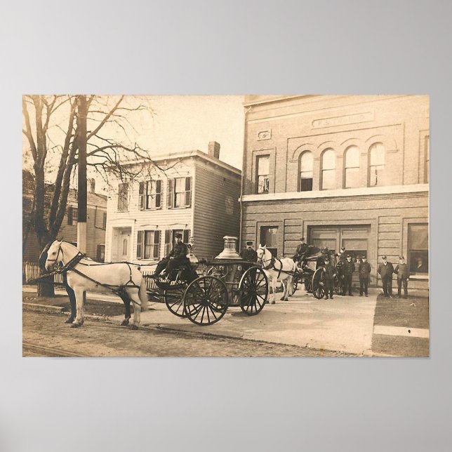 Fire House #12 Troy, NY Poster (Framsidan)