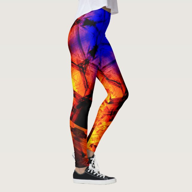 Fire&Ice Mandala Leggings (Höger)