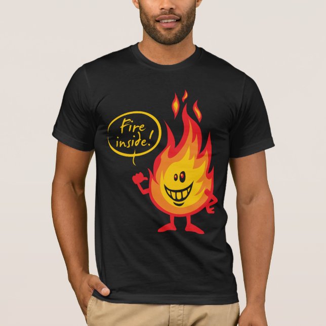 Fire inside tee shirt (Framsida)