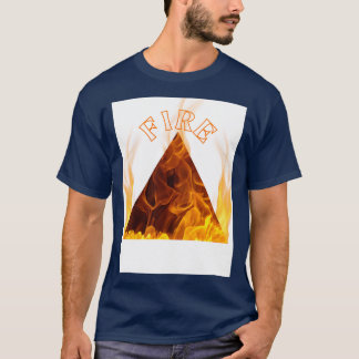 Fire Inslag Symbol T Shirt