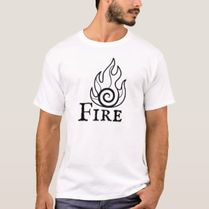 Fire Inslag Symbol T Shirt