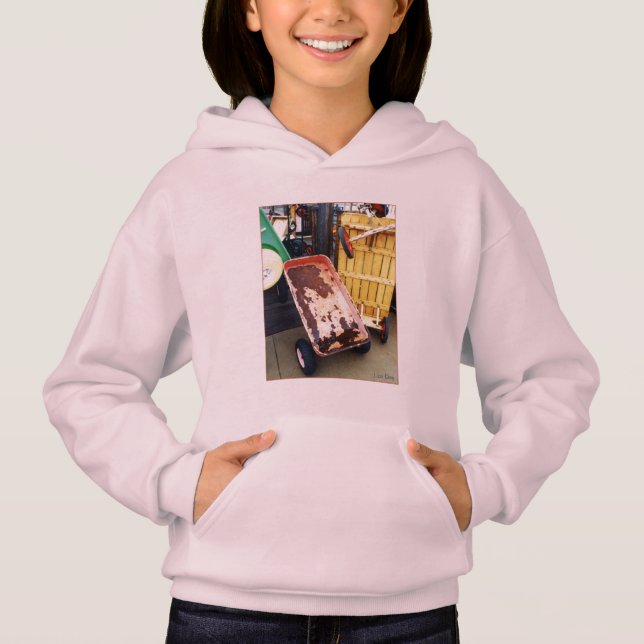 Fire Island Färgad Wagons Barn Hoodie Swtshirt T-shirt (Framsida)