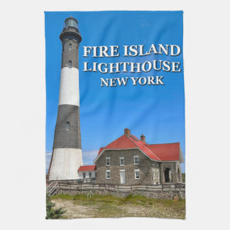 Fire Island fyr, New York Tea Towel Kökshandduk