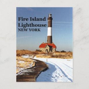 Fire Island-fyr, New York-vykort Vykort