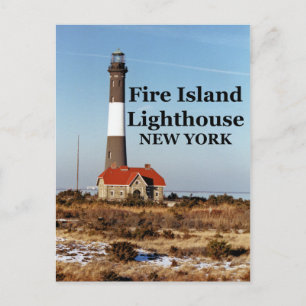 Fire Island-fyr, New York-vykort Vykort