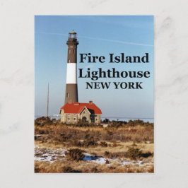 Fire Island-fyr, New York-vykort Vykort