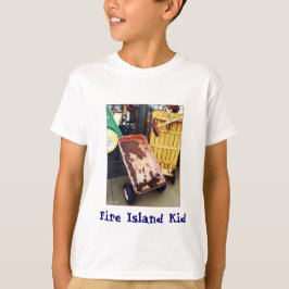 'Fire Island Kid' Färgad Wagons Barn T shirt