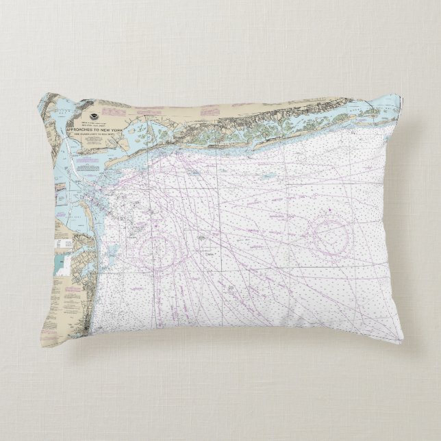 Fire Island Light to Sea Girt Nautical Chart 12326 Prydnadskudde (Framsidan)