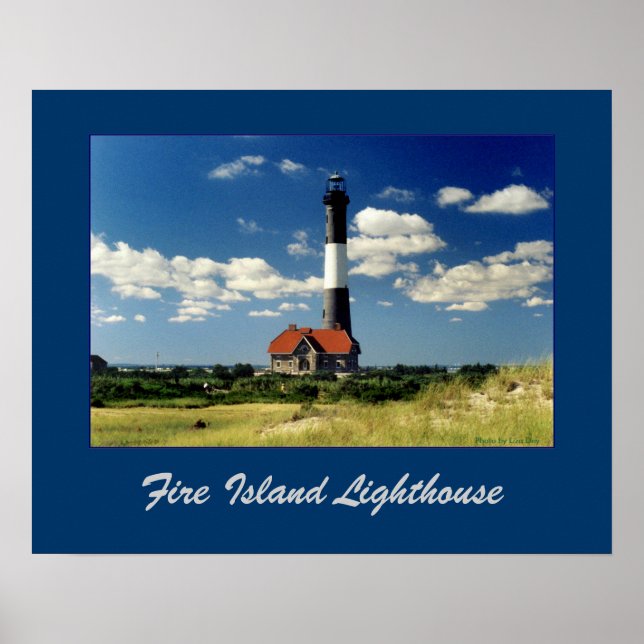 Fire Island Lighthouse-affisch Poster (Framsidan)