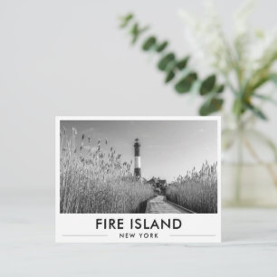 Fire Island Lighthouse New York Vykort