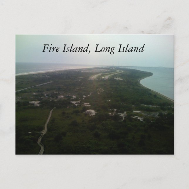 Fire Island, Long Island Vykort (Framsida)
