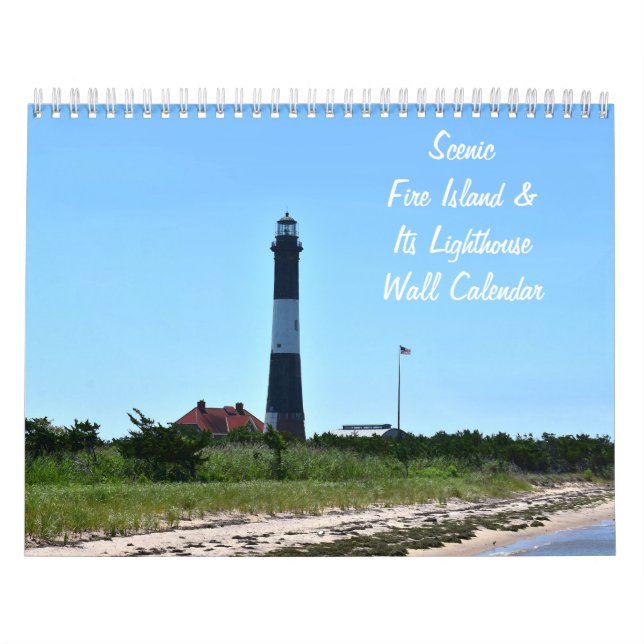 Fire Island och dess ljusväggskalender Kalender (Omslag)