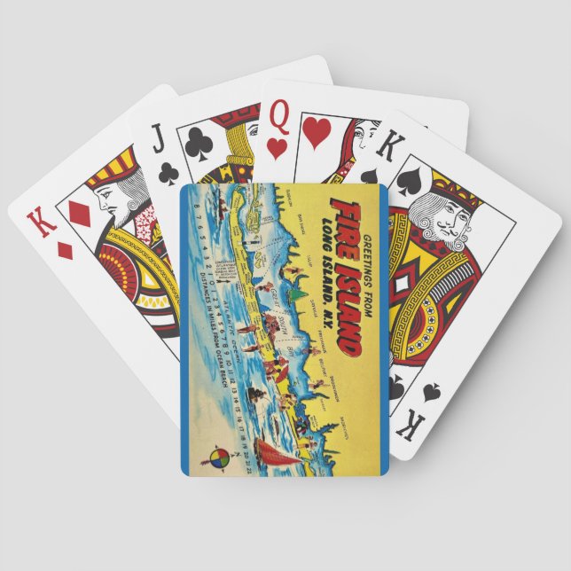 Fire Island spelkort (Baksidan)