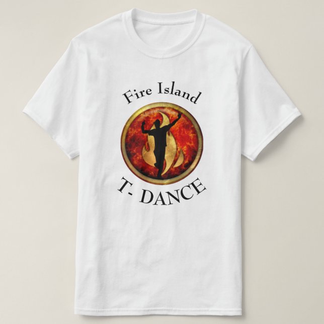 Fire Island T-Dance T-Shirt (Design framsida)