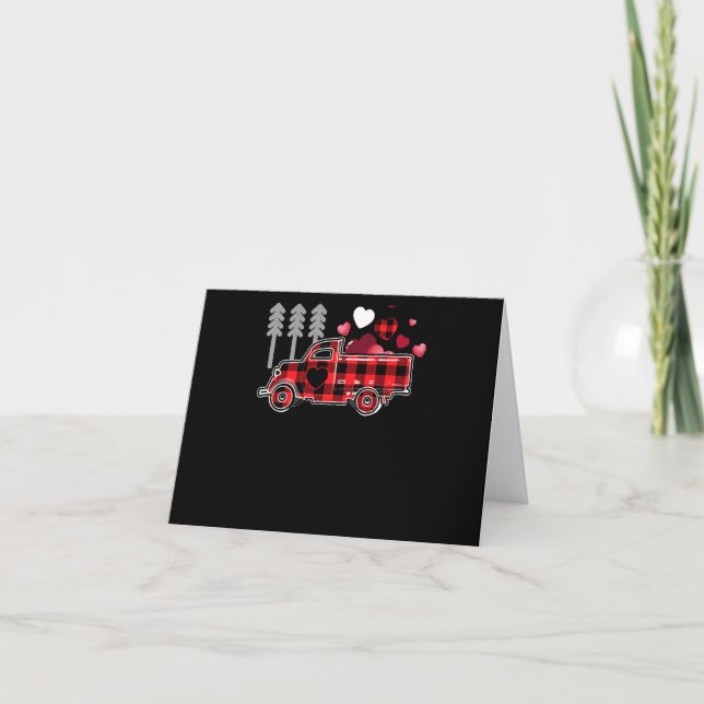 Fire Lastbil Buffalo Play Valentines day Mamma Pap Kort (Framsida)