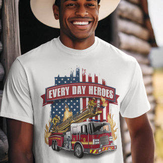 Fire Lastbil Heroes T Shirt