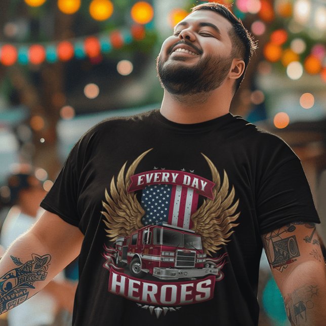 Fire Lastbil Heroes T Shirt (Skapare uppladdad)