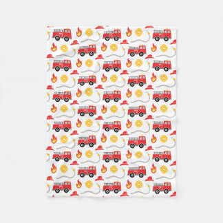 Fire Lastbil Kids Fleecefilt