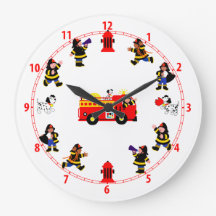 Fire Lastbil med Busy Firemen