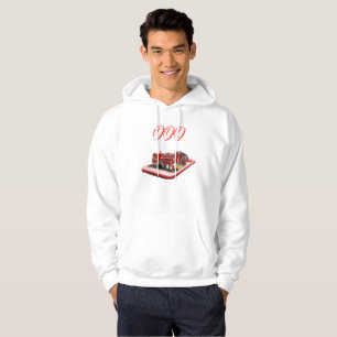 Fire Lastbil on Mobile Mobil 000 Logotyp, Hoodie