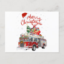 Fire Lastbil Santa God jul