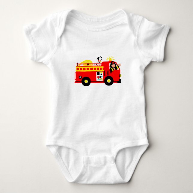 Fire Lastbil T-shirt (Framsida)