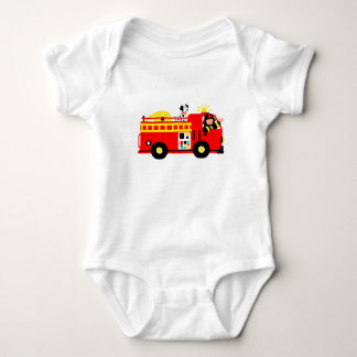 Fire Lastbil Tee