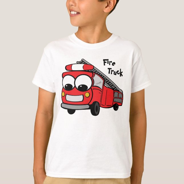 Fire Lastbil Tee Shirt (Framsida)