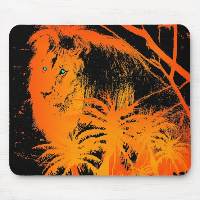Fire Lejon Mousepad Musmatta (Framsidan)