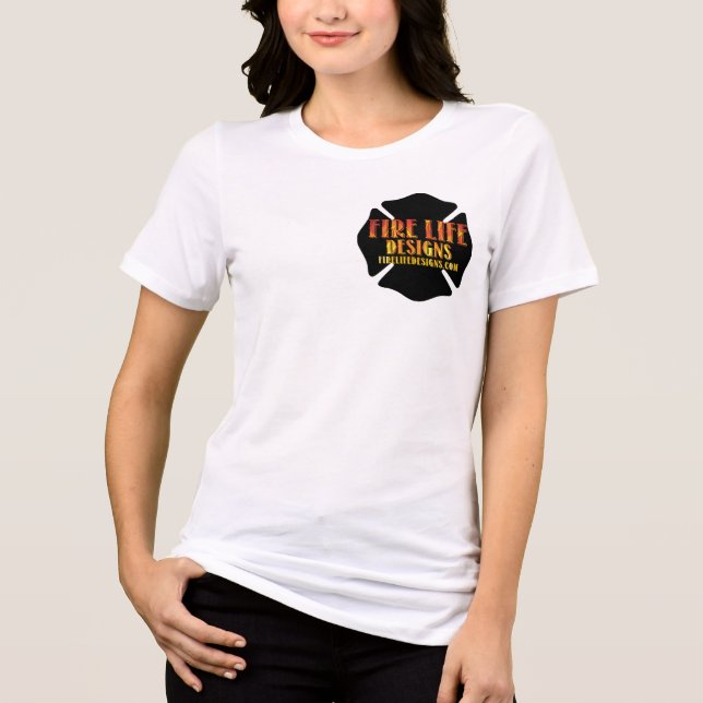 FIRE LIFE DESIGN CO [logotyp 1] T Shirt (Framsida)