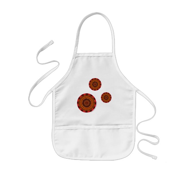 Fire Mandala Apron Barnförkläde (Framsidan)