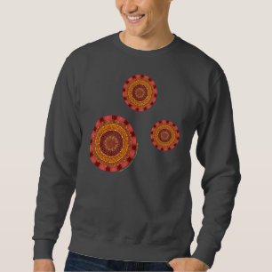 Fire Mandala Manar apparMörk Shirt Lång Ärmad Tröja