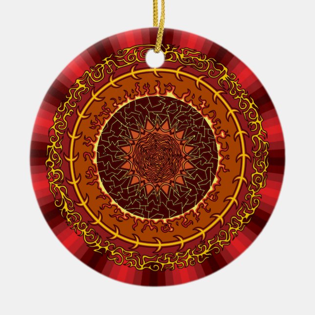 Fire Mandala Ornament (Framsidan)
