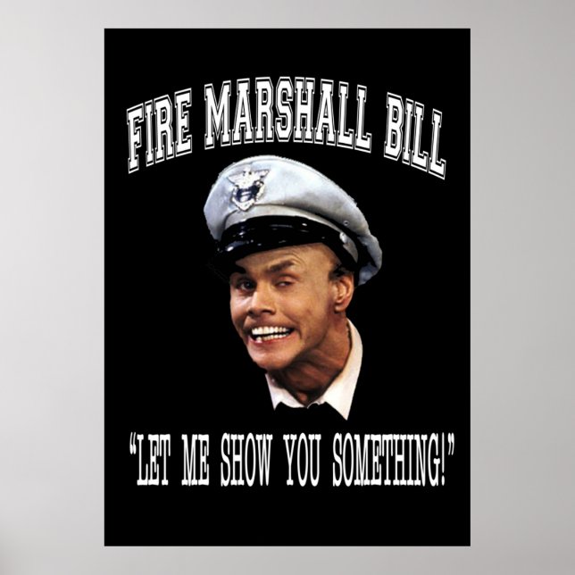 Fire Marshall Bill, låt mig visa dig nåt Poster (Framsidan)