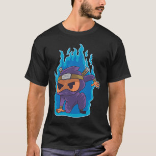 Fire Ninja Stealth förklädd Ninja Spy Gift T Shirt