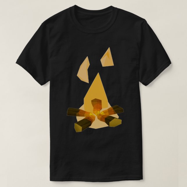 Fire Old school Runescape T Shirt (Design framsida)