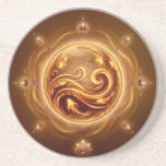 Fire Oracle Orb  Underlägg<br><div class="desc">The Fire Oracle Orb embodies the essence of passion, power, and transformation. Encased within a radiant sphere of glowing embers and flowing flame, it represents the inner fire that fuels confidence, courage, and personal evolution. With rich tones of gold, amber, and deep crimson, this design captures the balance between intensity...</div>
