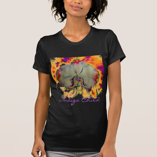 Fire Orchid - Indigo Child Tee Shirt (Framsida)