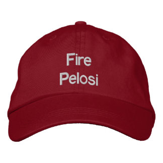 Fire Pelosi Hat Broderad Keps