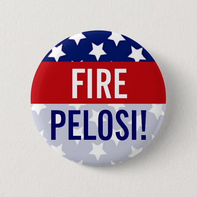 Fire Pelosi, Stars och stripes-knappar Knapp (Framsida)