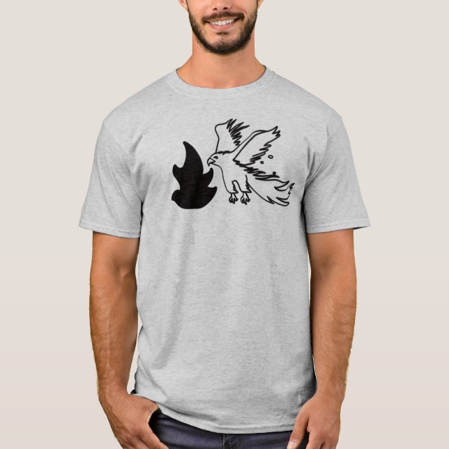 Fire Phoenix T-Shirt (Framsida)