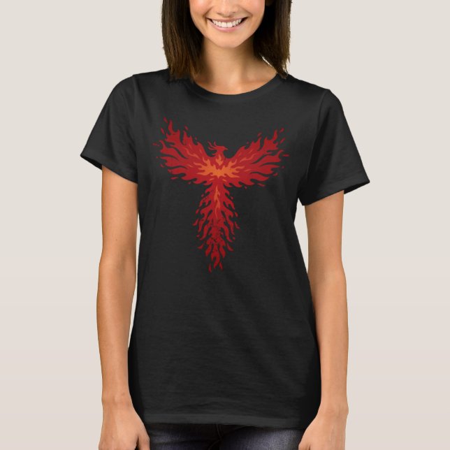 Fire Phoenix T-Shirt (Framsida)
