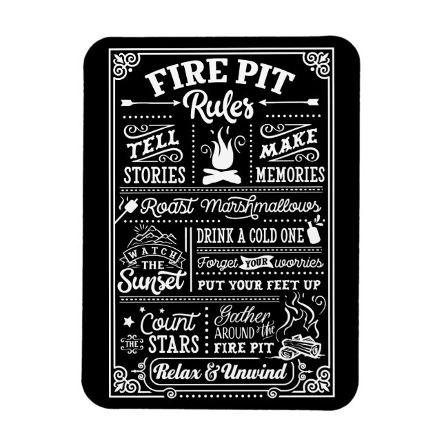Fire Pit Regler - beige Magnet (Vertikal)