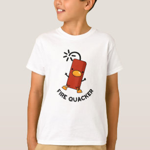 Fire Quacker Funny Fireworks Pun T Shirt