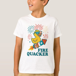 Fire Quacker Småbarn Tee - Roligt och lekbarn