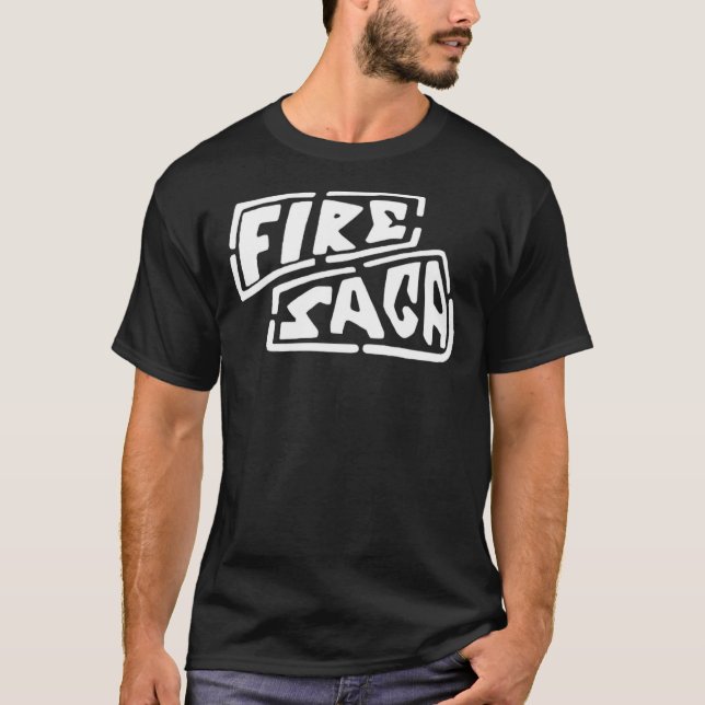 Fire Saga T-ShirtFire Saga Logotyp Classic T-Shirt (Framsida)