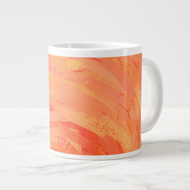 Fire Sjö Orange Swirl Jumbo Mugg (Framsida höger)