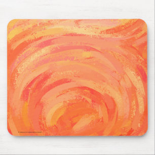 Fire Sjö Orange Swirl Musmatta