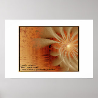 Fire Sjö Spiral Poster